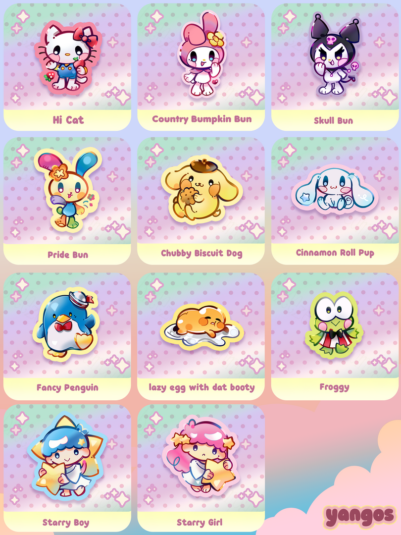 Cutieful Friends Stickers