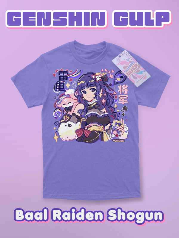Genshin Gulp Tee - baal's dango milk