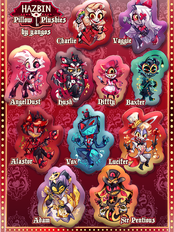 Hazbin Hotel Pillows *PREORDER*