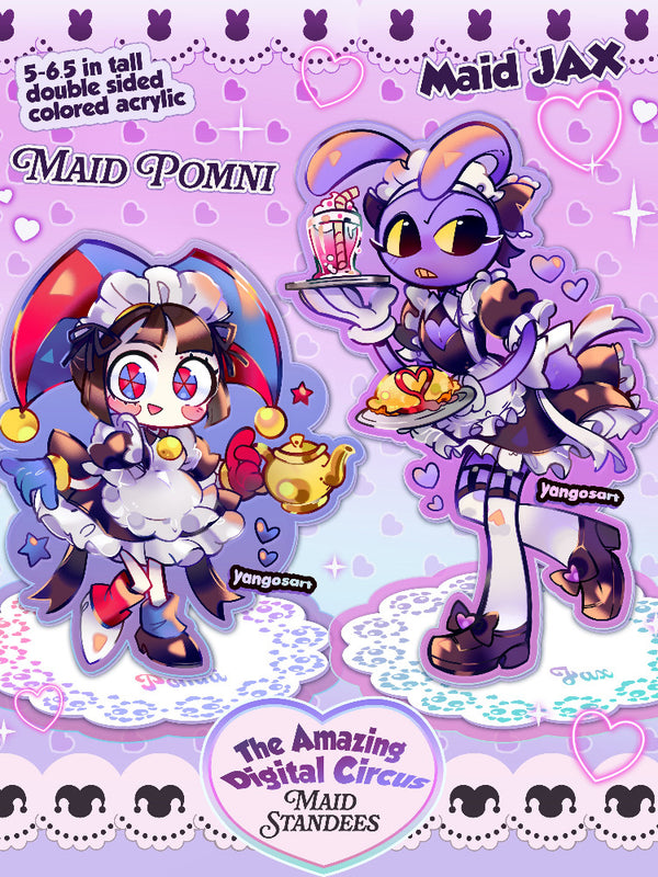 Maid Jax & Pomni Standees *PREORDER*