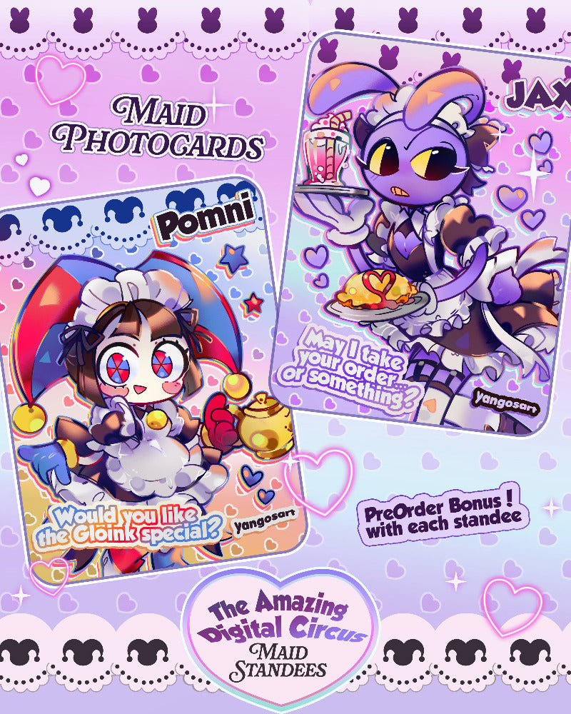 Maid Jax & Pomni Standees *PREORDER*