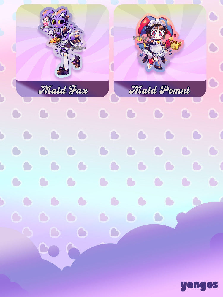 Maid & Butlers TADC Buttons & Stickers