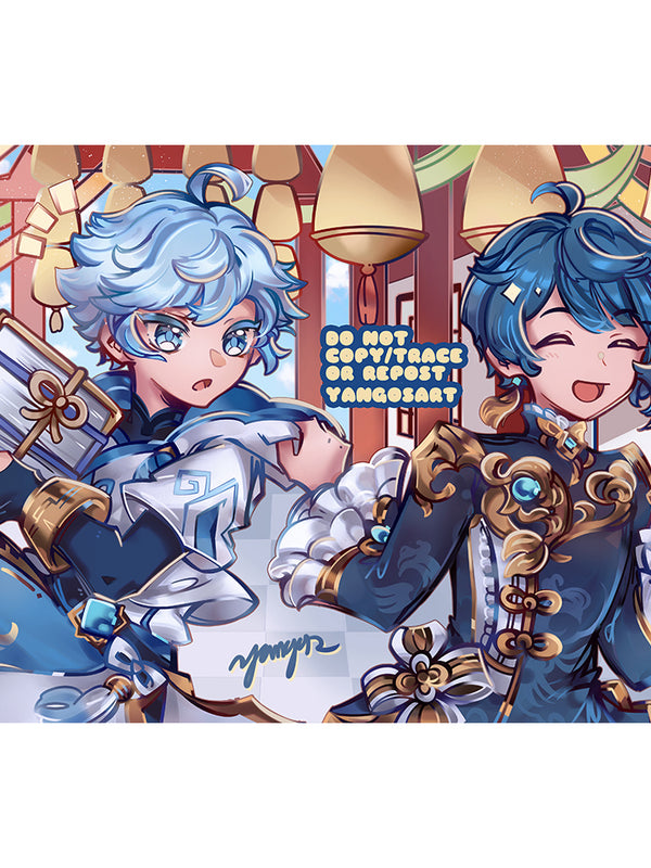 Xingqiu & Chongyun Mini Print