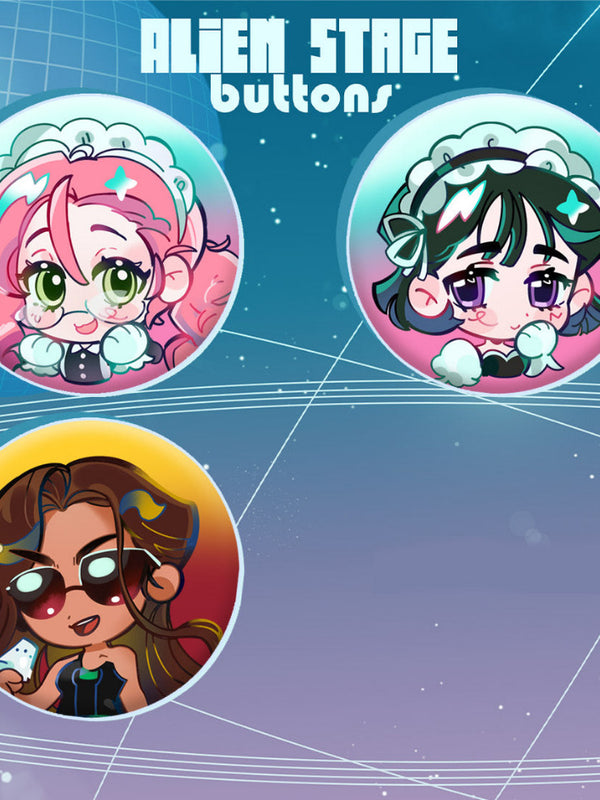Alien Stage Buttons