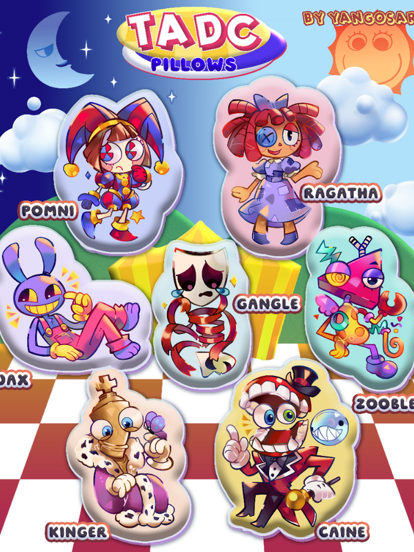 Digital Circus TADC Pillows *PREORDER*