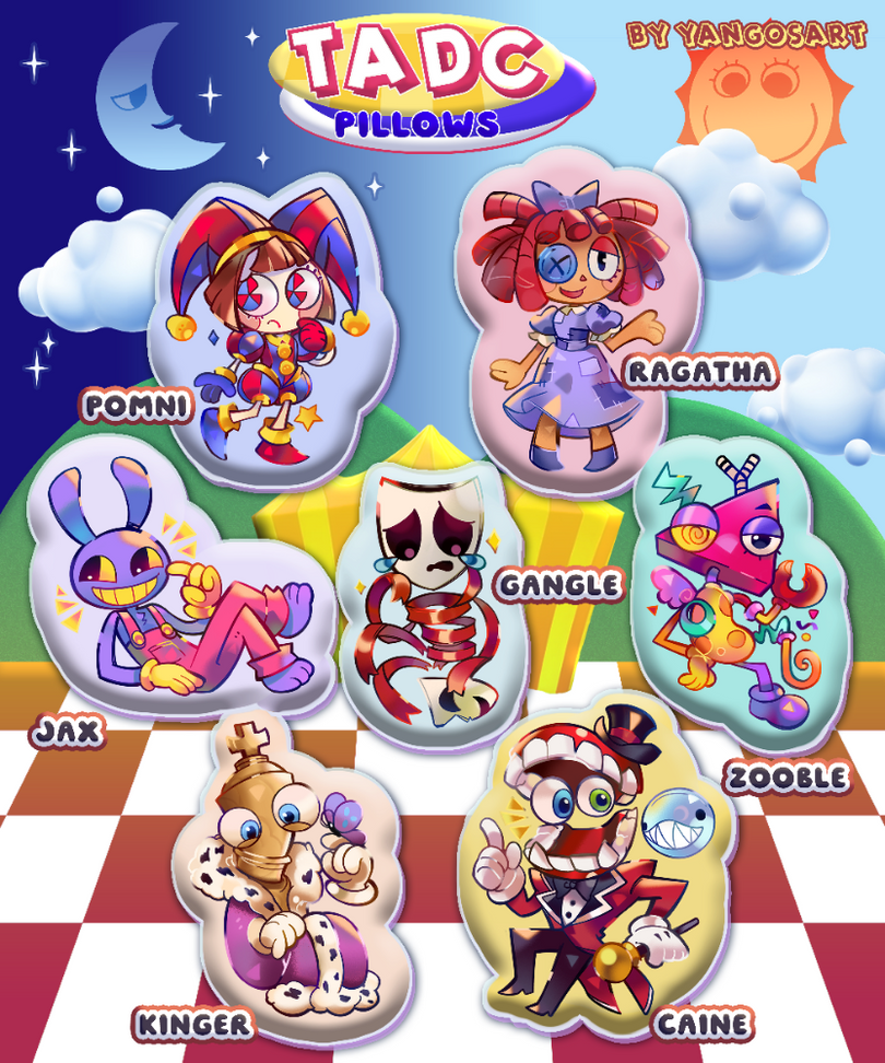 Digital Circus TADC Pillows *PREORDER*