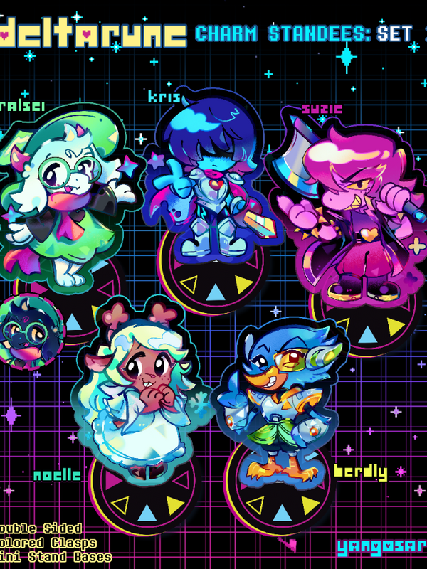 Deltarune Charms Standees  *PREORDER*