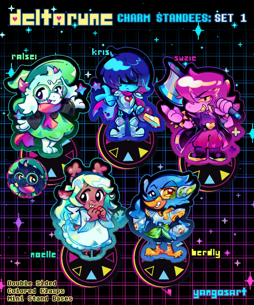 Deltarune Charms Standees  *PREORDER*