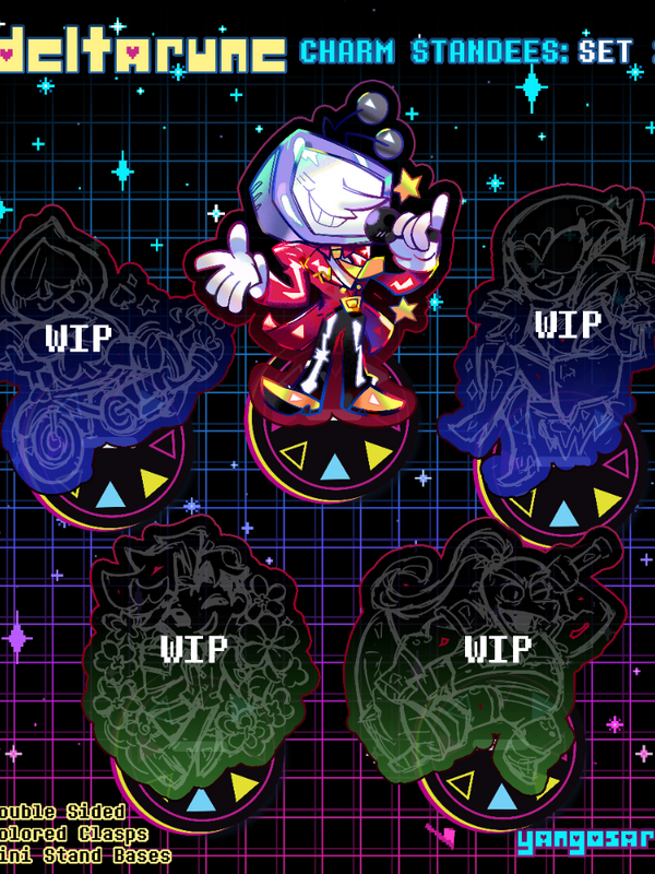 Deltarune Charms Standees  *PREORDER*