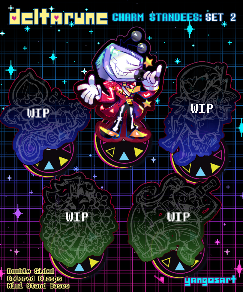 Deltarune Charms Standees  *PREORDER*