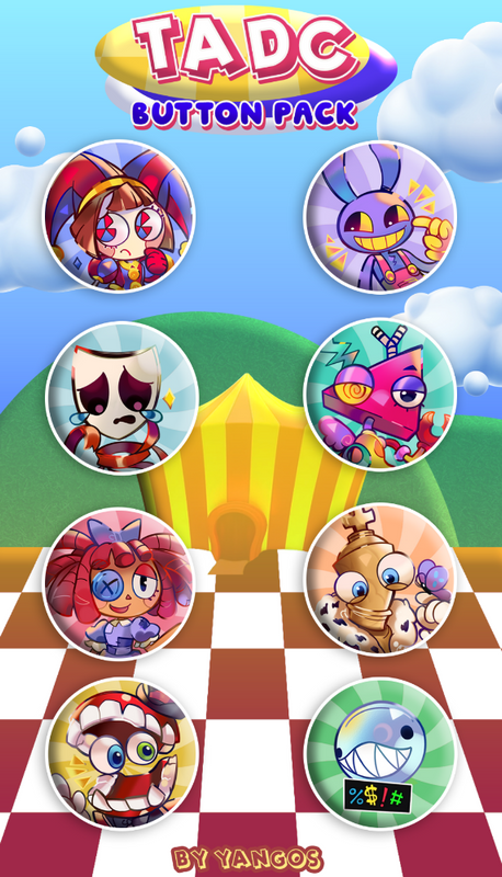 Digital Circus TADC Buttons