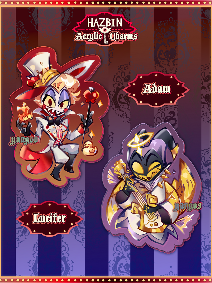 Hazbin Hotel Charms  *PREORDER*