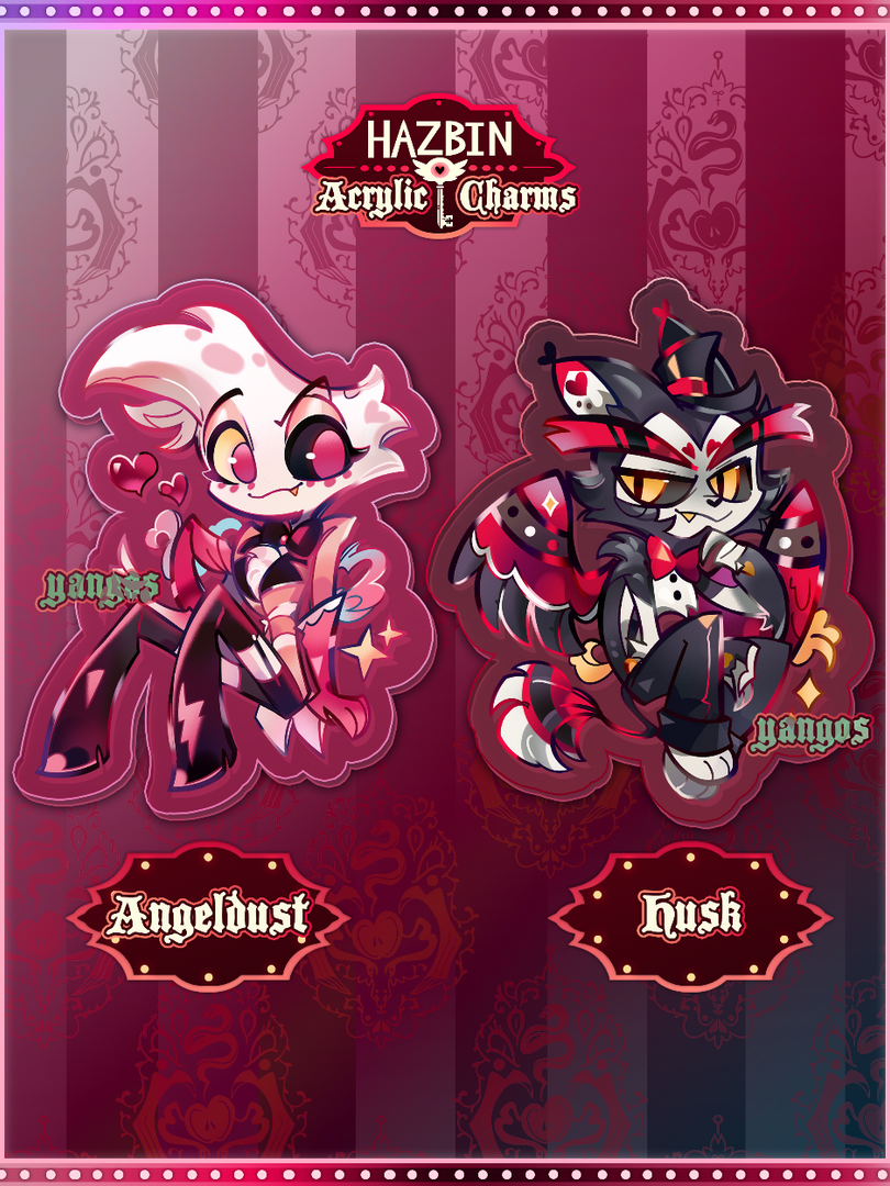 Hazbin Hotel Charms  *PREORDER*