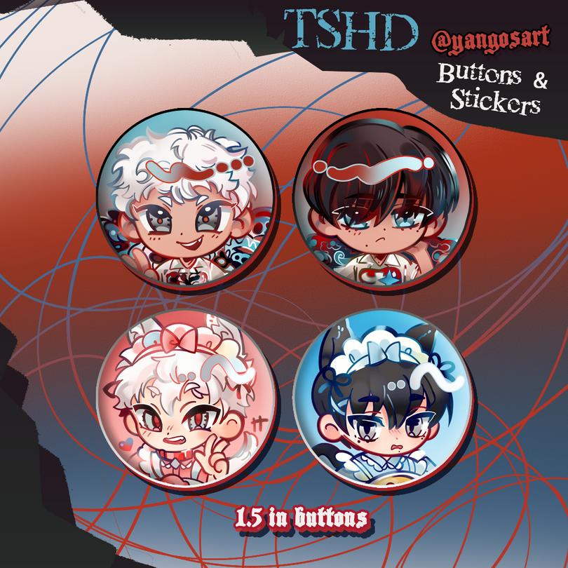TSHD Buttons & Stickers
