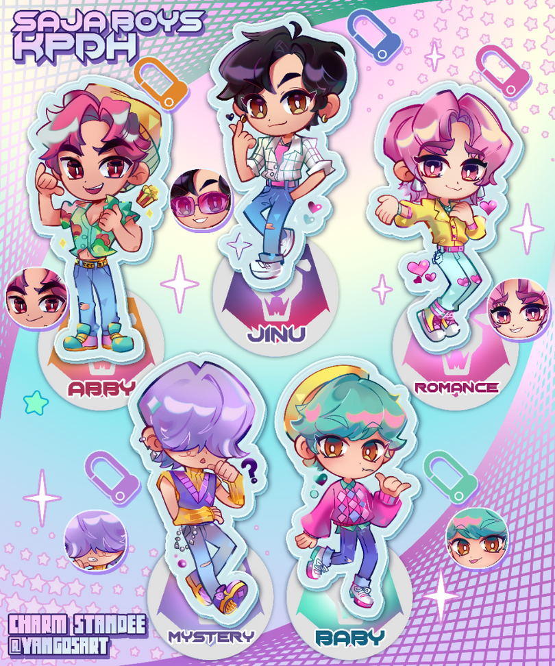Saja Boys KPDH Charms  *PREORDER*