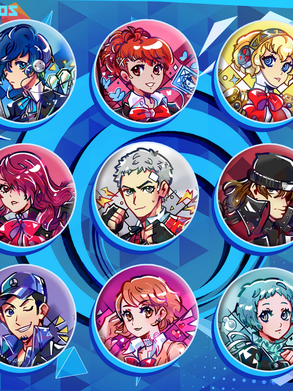 Persona 3 Buttons