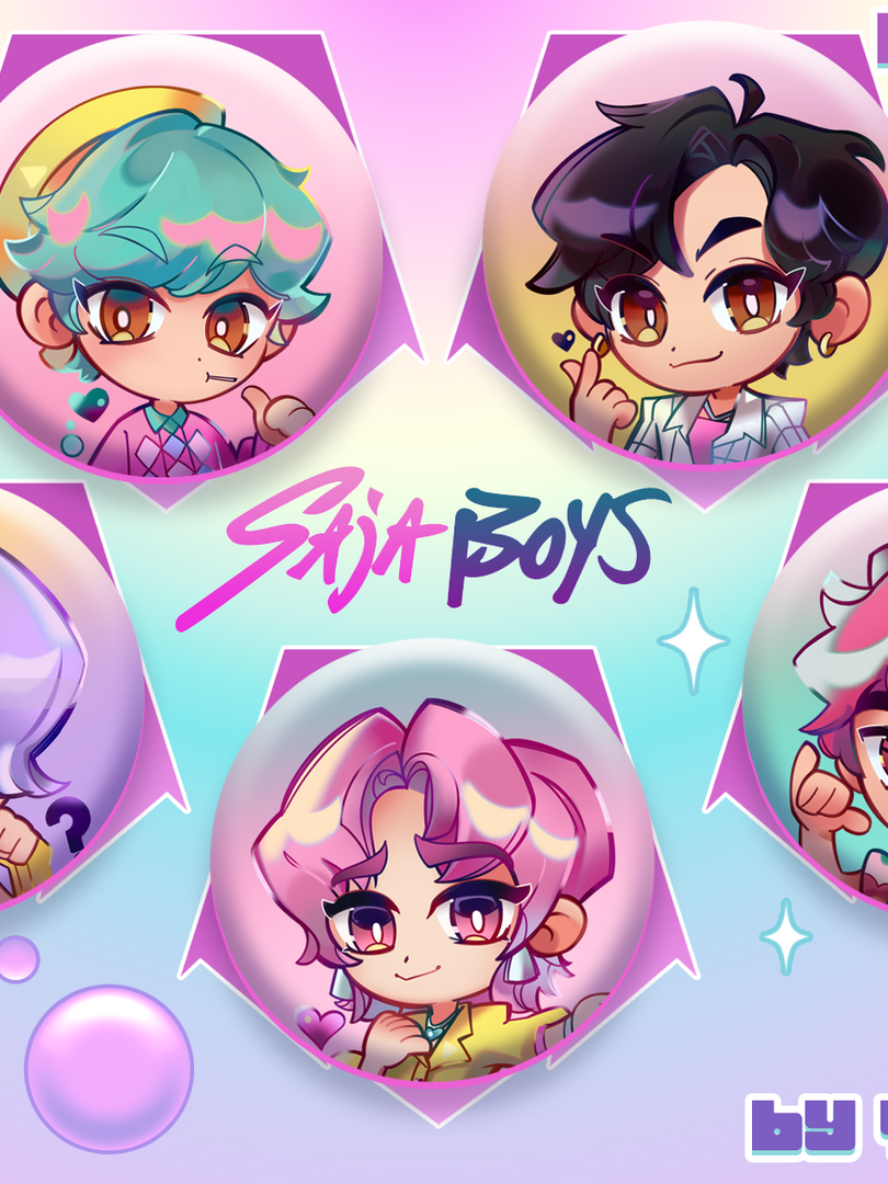 Saja Boys Buttons