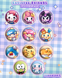 Cutieful Friends Buttons