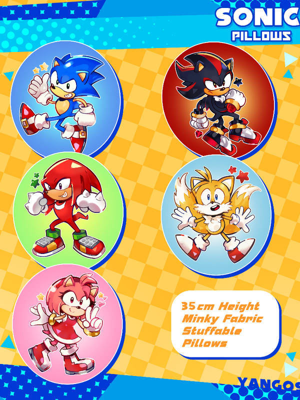 Sonic Pillows *LOW STOCK*