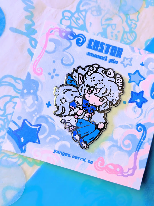 Castor Enamel Pin *IN STOCK*