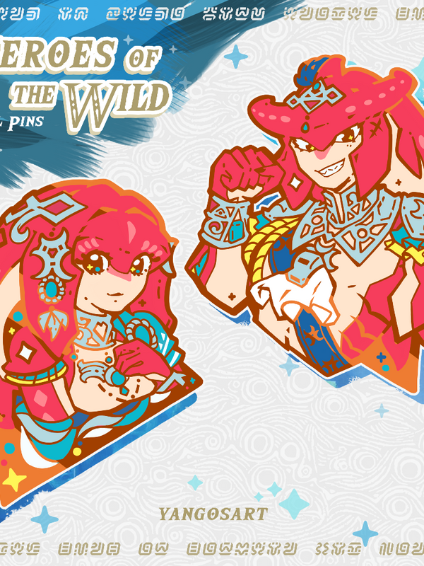 Heroes of the Wild Pins 2 *IN STOCK*