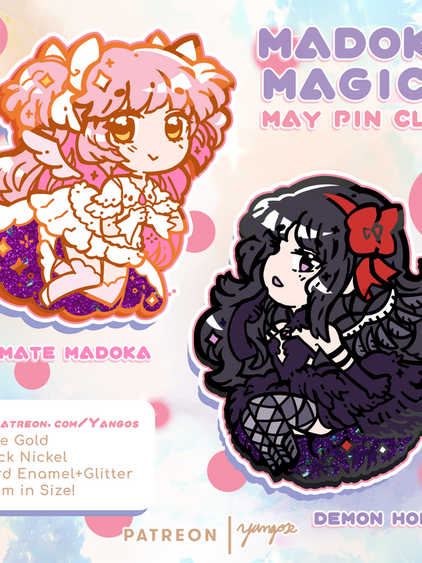 Madoka & Homura Pin *LOW STOCK*