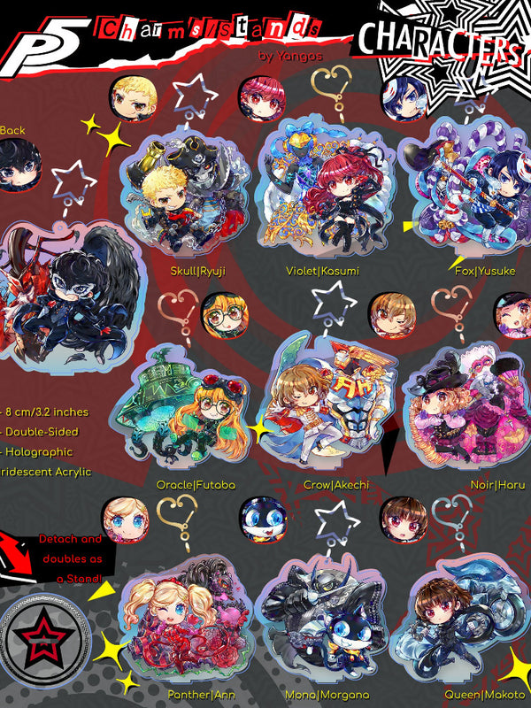 Persona 5 Acrylic Charm/Stand Holographic Ver.