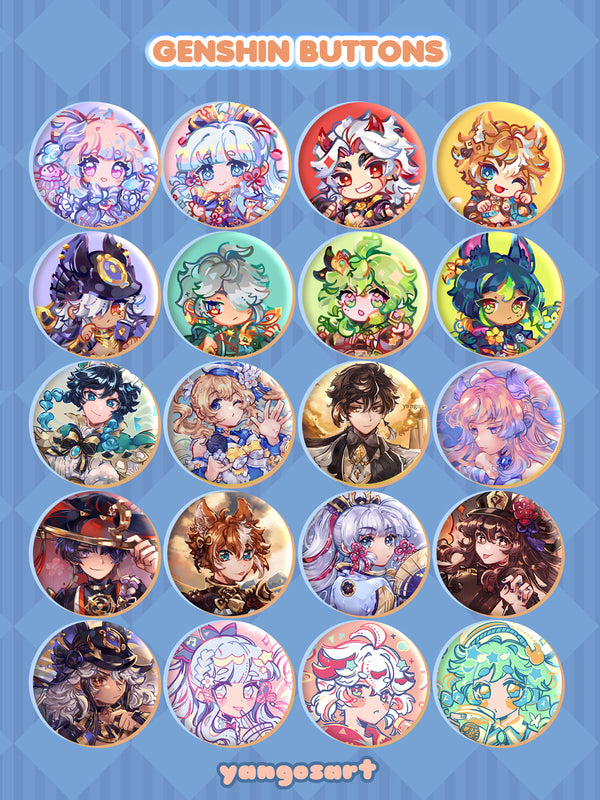 Genshin Impact Buttons