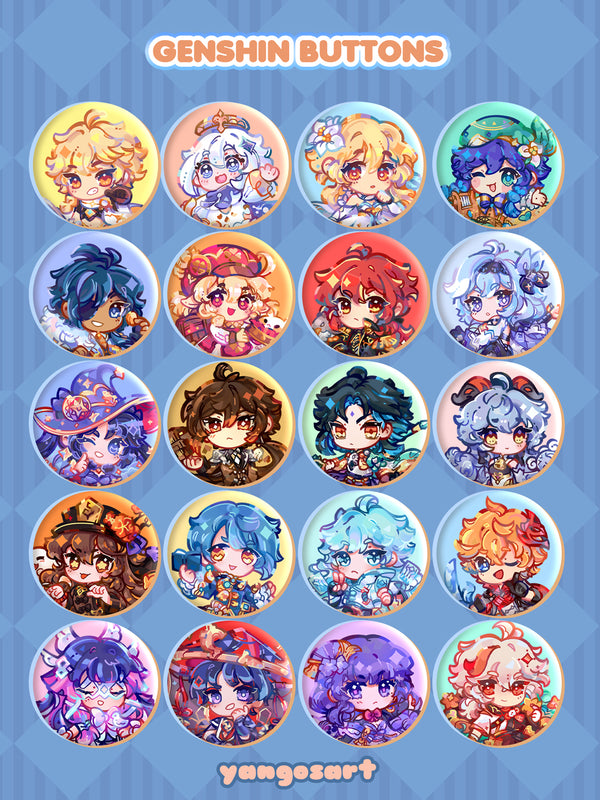 Genshin Impact Buttons