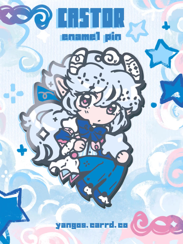 Castor Enamel Pin *IN STOCK*