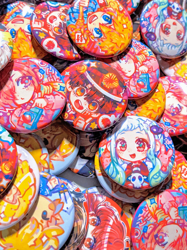 Tiolet Bound Hanako-kun Buttons