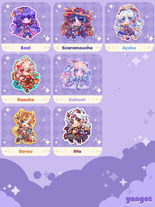 Genshin Impact Stickers: Inazuma