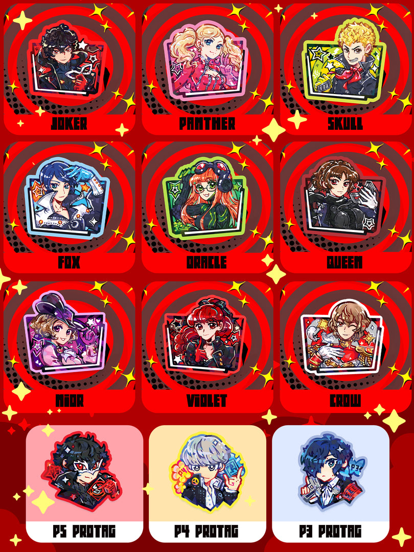 Persona Communications Sticker Router Persona 5 & Chibi Stickers – YangoShop
