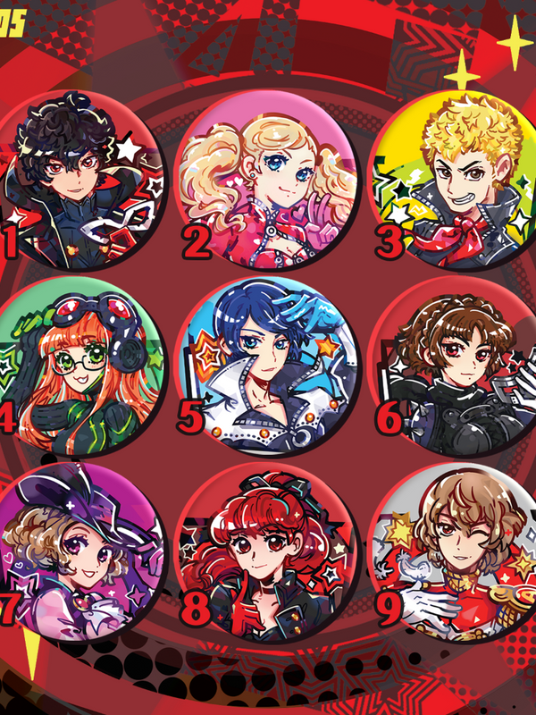 Persona 5 Buttons