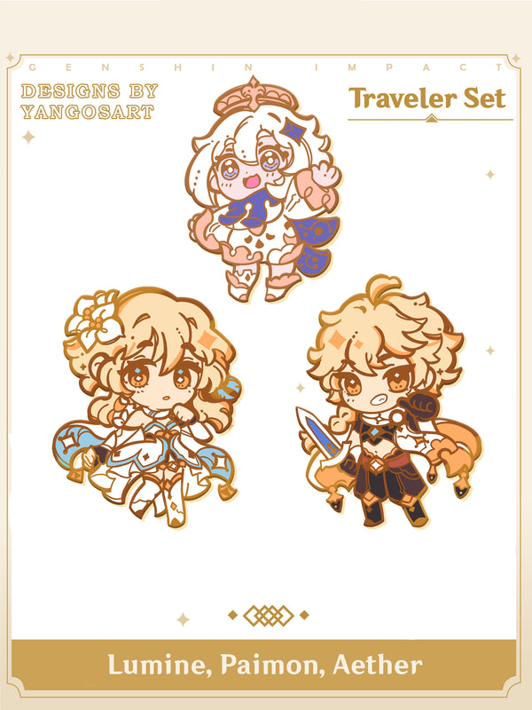 Genshin Traveler and Friends Set *IN STOCK*